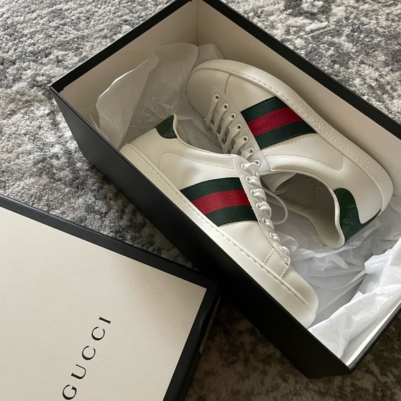 BRAND NEW GUCCI ACE SNEAKER - SIZE 5 EU 39 - Picture 3 of 5